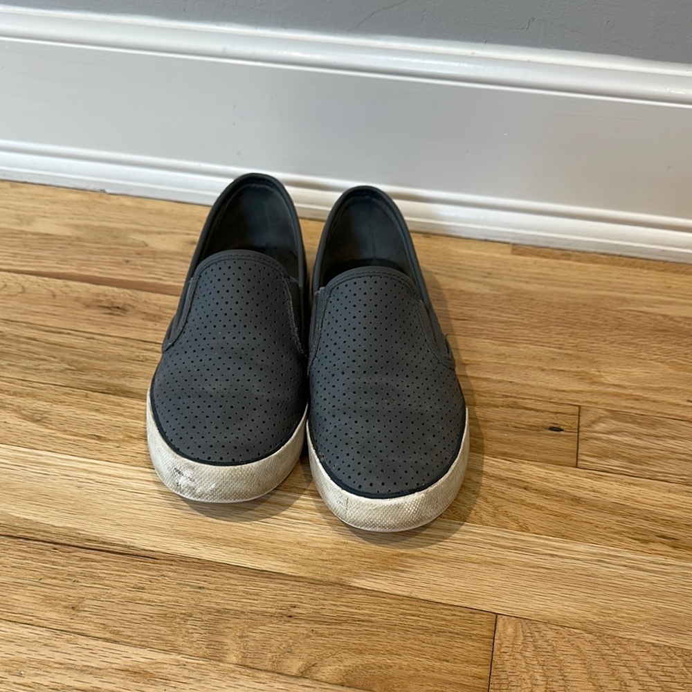 Sperry Gray Slip-On Loafers with Minimalist Design